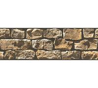 A.S. Création Frise murale autocollant Stick Ups beige jaune noir 5,00 m x 0,17 m 905819