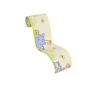 A.S. Création Frise murale autocollant Stick Ups bleu jaune vert 5,00 m x 0,13 m 280916