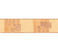 A.S. Création Frise murale autocollant Stick Ups brun orange 5,00 m x 0,13 m 900647