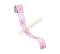 A.S. Création Frise murale autocollant Stick Ups rouge blanc 5,00 m x 0,05 m 281814