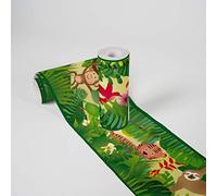 A.S. Création Frise Papier Peint Adhesive Lovely Kids Jungle Friends Frise Papier peint adhesive 5.00 m x 0.155 m Vert Multicolore Jaune Fabriqué en Allemagne 403725 403725
