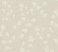 A.S. Création Greige Nara 387474 Papier peint intissé Motif feuilles Gris/beige 10,05 x 0,53 m Fabriqué en Allemagne