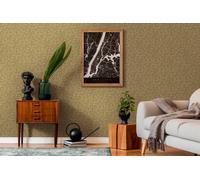 A.S. Creation Jungle Chic 377064 Papier peint intissé Bois 0.53 m x 10.05 Jaune