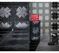 A.S. Creation Karl Lagerfeld 378452 à fleur 0.53 m x 10.05m Noir
