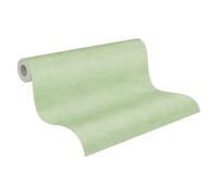 A.S. Création Papier peint pour chambre d'enfant Lilly & Luis - Papier peint intissé résistant uni - 10,05 m x 0,53 m - Vert - Fabriqué en Allemagne - 771788