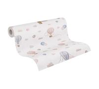 A.S. Création Papier peint intissé Lilly & Luis 770771 Motif nuages Bleu/crème/rose 10,05 x 0,53 m