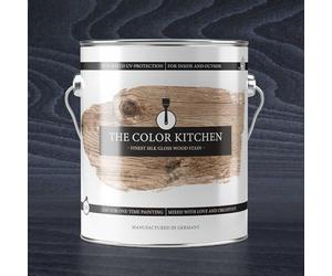 A.S. Création Lasure pour bois Premium résistante aux intempéries pour l'intérieur et l'extérieur, couleur anthracite, satiné pour une protection optimale du bois, 2,5 L pour 35 m² de peinture