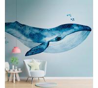 A.S. Creation Livingwalls Papier peint photo The Wall 383001 Un rouleau Un motif 3.71 x 2.80 m Poissons Bleu