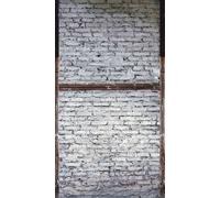 A.S. Creation Livingwalls Papier peint photo The Wall 383511 Un rouleau Un motif 1,59 x 2,80 m Industrial White