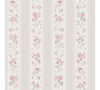 A.S. Création Papier peint intissé Maison Charme 390694 Motif floral Greige/Blanc/Rouge 10,05x0,53 m