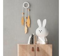 A.S. Création Maison Charme 390764 Papier peint à rayures Crème Bleu 10,05 m x 0,53 m Fabriqué en Allemagne