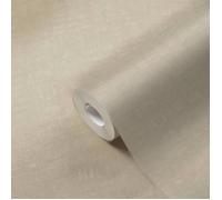 A.S. Creation Nara 387463 Papier Peint Intissé Uni 10.05 x 0.53 m Gris-Beige