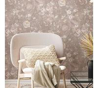 A.S. Création Natural Living 386363 Papier peint intissé floral sans PVC 10,05 x 0,53 m Fabriqué en Allemagne