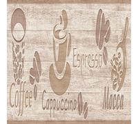 A.S. Creation Only Borders 10 368611 en papier Imitation bois 0.13 m x 5 m Beige
