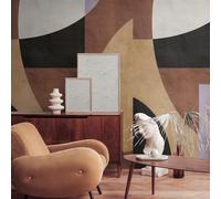 Livingwalls Papier peint photo 398591 effet 3D en marron, beige, noir - Papier peint intissé de qualité supérieure avec motif sur 1,59 m x 2,80 m - Fabriqué en Allemagne