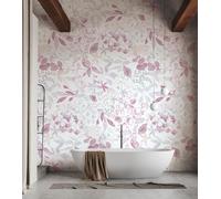 A.S. Création papier peint à fleurs en rose, gris, blanc, beige - papier peint intissé de haute qualité floral 396922 - papier peint design peint sur 10,05m x 0,53m - Made in Germany