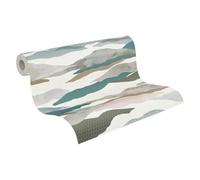 A.S. Création Papier peint, avec nuages, bleu, gris, blanc, design de qualité supérieure, avec aspect 3D, 10,05 m x 0,53 m, pour chambre à coucher, moderne, fabriqué en Allemagne