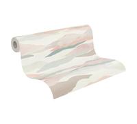 A.S. Création Papier peint, avec nuages, rose, bleu, blanc, design de qualité supérieure, avec aspect 3D, 10,05 m x 0,53 m, pour chambre à coucher, moderne, fabriqué en Allemagne