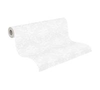 A.S. Création Papier peint blanc à peindre, 25 m x 1 m