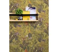 A.S. Creation | Papier peint Botanical | Papier peint intissé | Collection PintWalls | 387242 | Vert | 10.05 x 0.53 m | Aspect jungle | Salon | Entrée | Bureau | Cuisine | Pièces à vivre