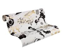 A.S. Création Papier peint Boys & Girls métallisé noir blanc 10,05 m x 0,53 m 936261
