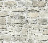 Livingwalls Papier peint intissé Brique Elements – 10,05 m x 0,53 m – Gris beige