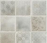 A.S. Création Papier peint carrelage Neue Bude 2.0 Edition 2 Ella intissé beige gris bleu 10,05 m x 0,53 m