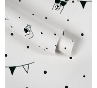 A.S. Creation 381382 Papier peint intissé Motif Animal 0.53 m x 10.05 Noir
