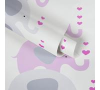 A.S. Creation 381352 Papier peint intissé Motif Animal 0.53 m x 10.05 Rose