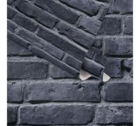 A.S. Creation 381331 Papier peint intissé PierrePapier Peint 0.53 m x 10.05 Noir