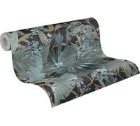 A.S. Creation 385222 Papier peint intissé Jungle 0.53 m x 10.05m Turquoise
