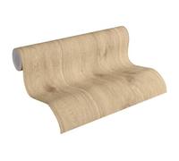 A.S. Creation Papier peint imitation bois Authentic Walls papier peint intissé planches de bois marron beige