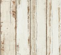 A.S. Création papier peint imitation bois Elements intissé crème marron noir 10,05 m x 0,53 m