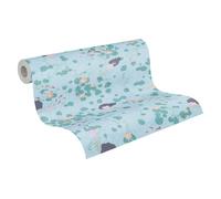 A.S. Création papier peint intissé à motif pour enfants en bleu, multicolore, vert - papier peint sirène 10,05 x 0,53 m - 771461