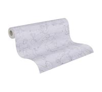 A.S. Création papier peint intissé à motif pour enfants en gris - papier peint skateboard 10,05 x 0,53 m - 771741