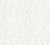 A.S. Création Papier peint non tissé à peindre - 25 m x 1,06 m - Blanc - Fabriqué en Allemagne - 321114 3211-14