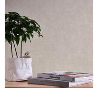 A.S. Création papier peint intissé avec structure unie en beige, crème - papier peint uni clair 10,05 m x 0,53 m - 389231