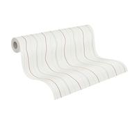 A.S. Création Papier peint intissé Avenzio crème rouge 10,05 m x 0,53 m 249531