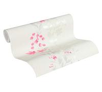 A.S. Création papier peint intissé Blooming papier peint fleuri 10,05 m x 0,53 m beige rouge gris 372664 37266-4