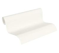 A.S. Création papier peint intissé Blooming papier peint uni 10,05 m x 0,53 m blanc 288578 2885-78