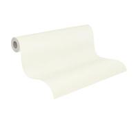 A.S. Création papier peint intissé Blooming papier peint uni 10,05 m x 0,53 m blanc 372681 37268-1