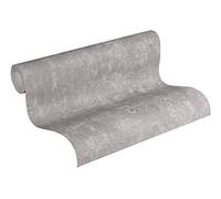 Livingwalls Papier peint intissé Blooming uni 10,05 m x 0,53 m Gris 2307-13