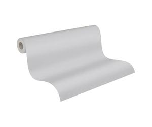 A.S. Création Papier peint intissé de qualité supérieure pour différentes pièces à vivre sur 10,05 m x 0,53 m - 5,33 m² - Fabriqué en Allemagne Gris/argenté