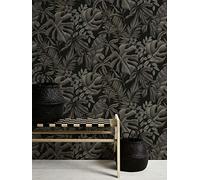 A.S. Création papier peint intissé Greenery papier peint effet jungle papier peint palmier 10,05 m x 0,53 m vert blanc 372813 37281-3