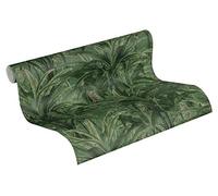 A.S. Création papier peint intissé Greenery papier peint palmier papier peint effet jungle 10,05 m x 0,53 m vert 364802 36480-2