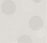 A.S. Création papier peint intissé Happy Spring papier peint gris blanc 10,05 m x 0,53 m 347712 34771-2