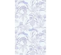 A.S. Création Papier peint intissé, motif léopard, blanc, bleu et violet, pour différentes pièces, tableau mural XXL, 2,80 x 1,59 m