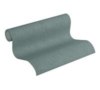 Livingwalls papier peint intissé New Walls Cosy & Relax papier peint uni 10,05 m x 0,53 m vert 373953 37395-3