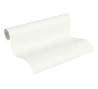 Papier Peint Uni Style Scandinave Avec Motif Texturé - Crème, Blanc