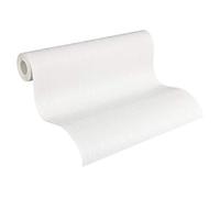 A.S. Création Papier Peint Intissé überstreichbare Meister Papier peint 10,05 x 0,53 m Blanc fabriqué en Allemagne 570215 5702-15
